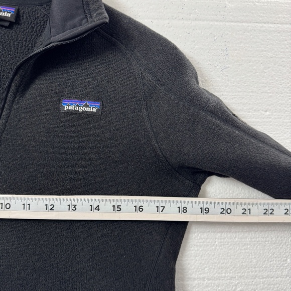 Patagonia Women Better Sweater 1/4-Zip Fleece Black Size M Warm Outdoor Pullover - Picture 5 of 8